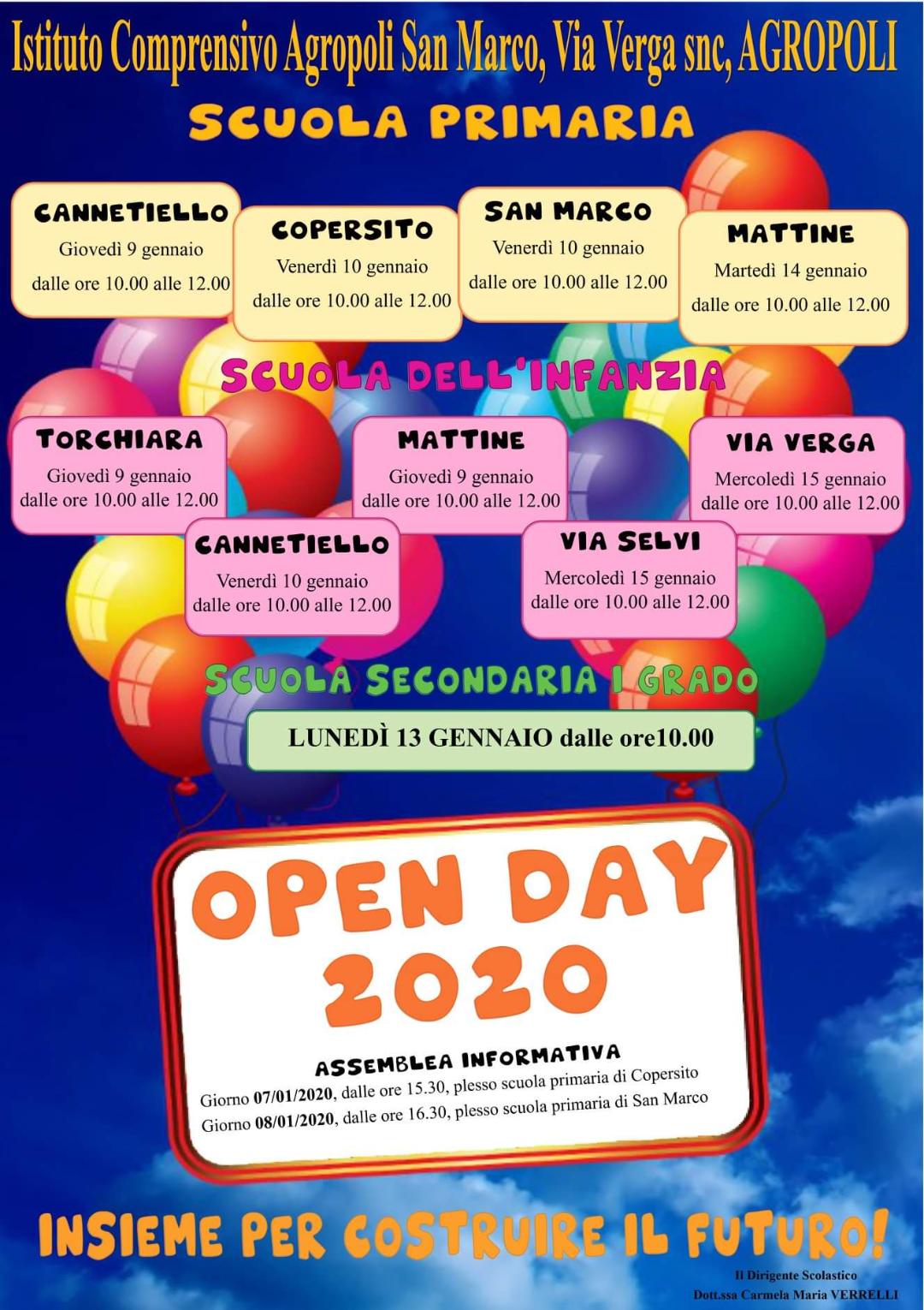 Locandina Open Day